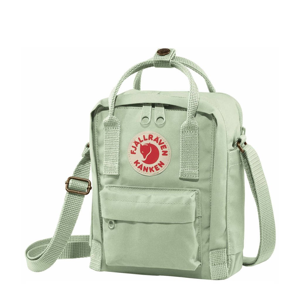 Fjällräven Kånken sling crossbody tas lichtgroen wehkamp