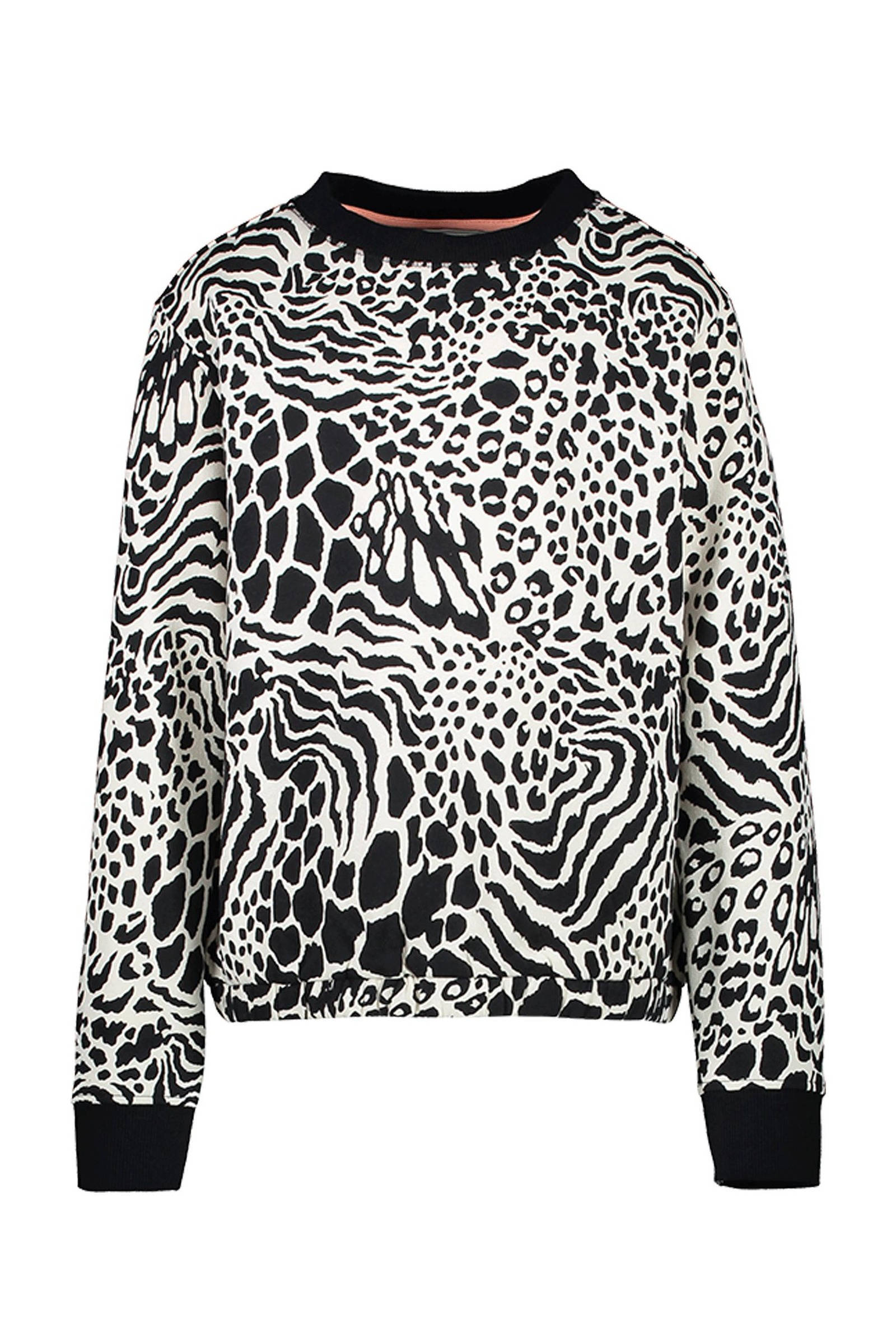 Cars sweater Hira met dierenprint offwhitezwart | wehkamp Dierenprint sweaters kopen? | BESLIST.nl | Nieuwe collectie