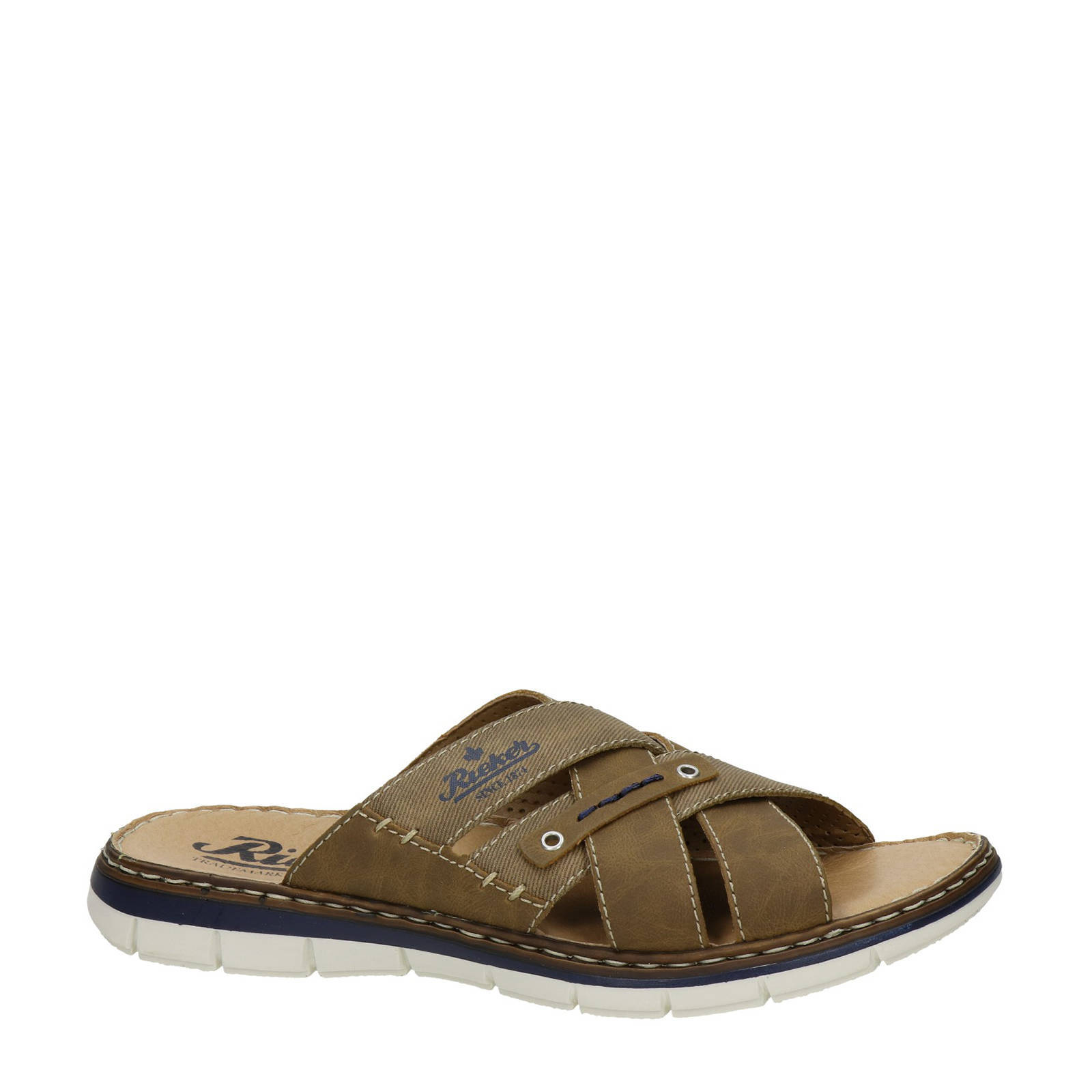 rieker slippers zwart