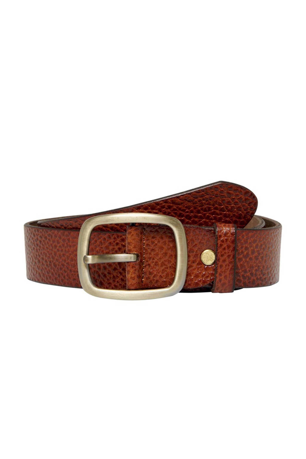 ONLY & SONS leren riem bruin, Bruin