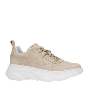suède chunky dad sneakers beige