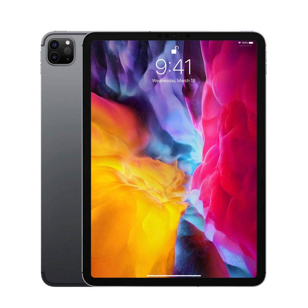 Apple Wi-Fi + 4G 256GB tablet (Space Gray) iPad Pro 11"(2020), Grijs