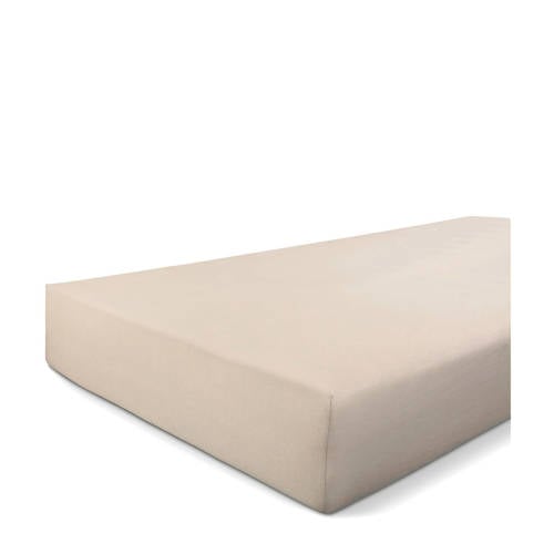 Wehkamp Walra jersey hoeslaken - zand (tot 30 cm) (200/210 cm) aanbieding