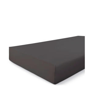 jersey hoeslaken - antraciet (tot 30 cm) (200/210 cm)
