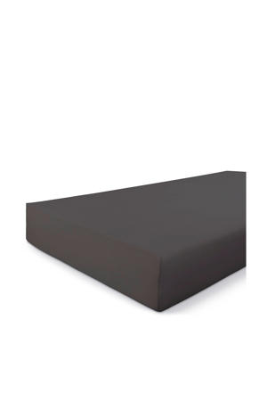 jersey hoeslaken - antraciet (tot 30 cm) (200/210 cm)
