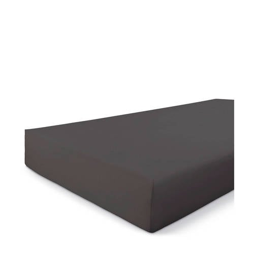 Wehkamp Walra jersey hoeslaken - antraciet (tot 30 cm) (200/210 cm) aanbieding