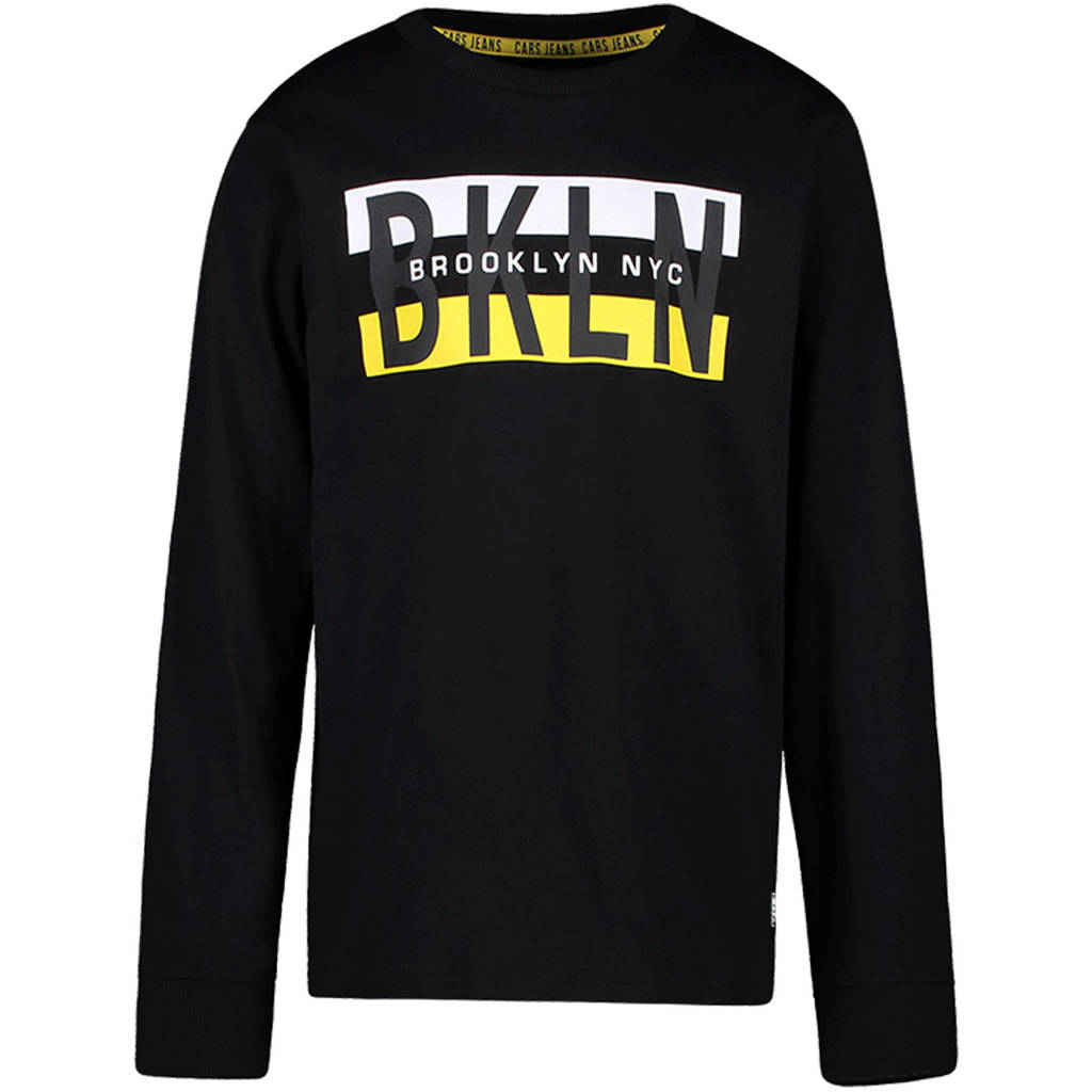 Cars sweater Christopery met tekst zwart, Zwart