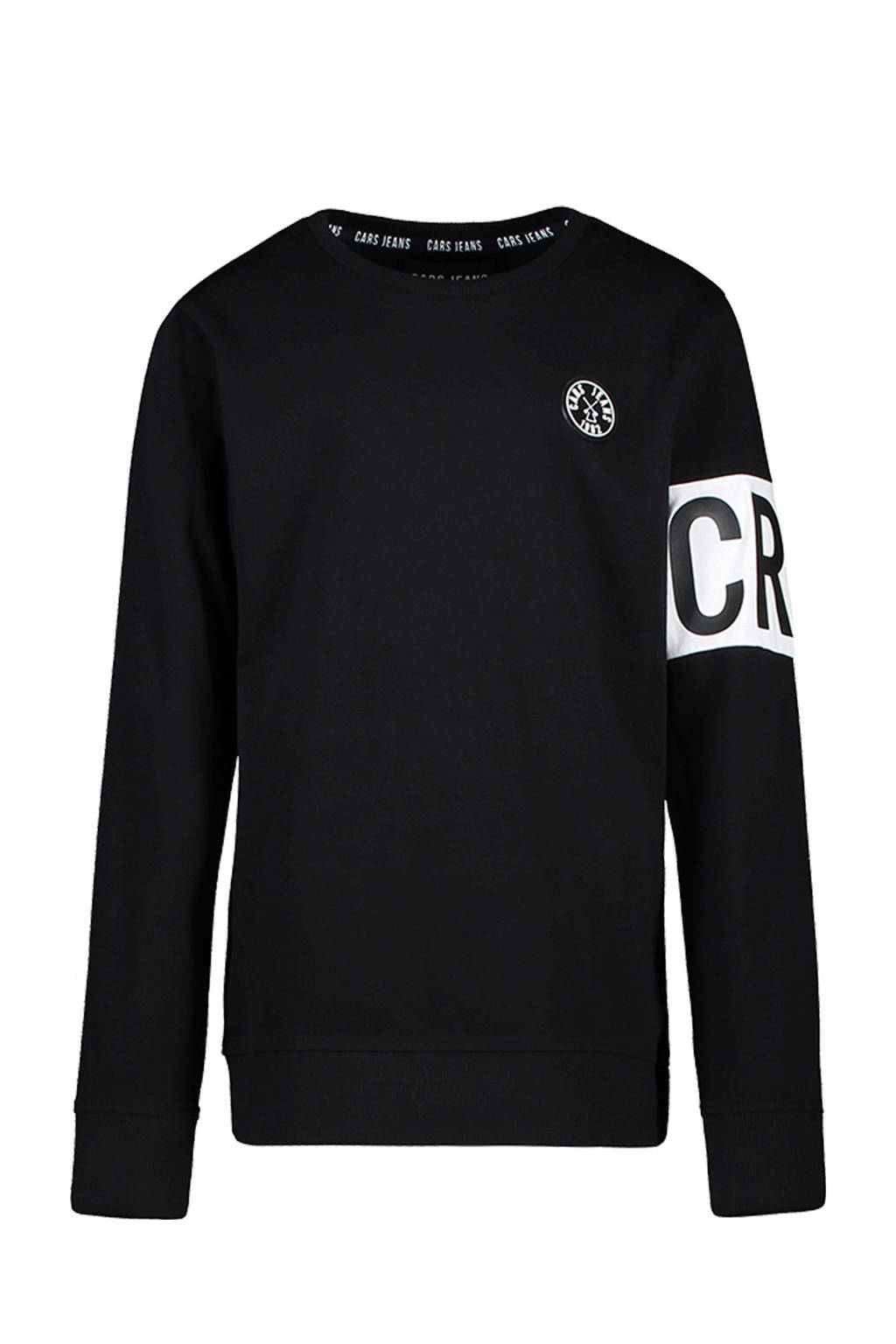Cars sweater Obby met logo zwart, Zwart