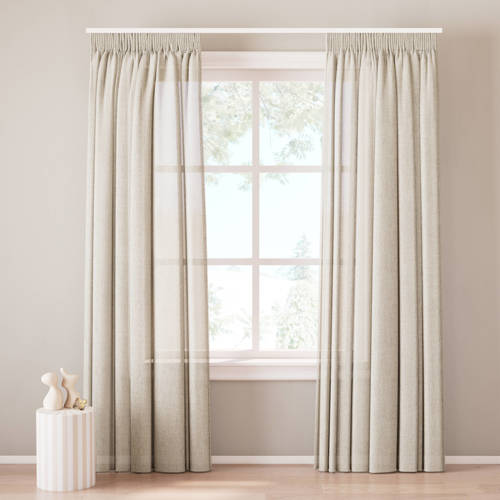 Wehkamp NOUS Living inbetween gordijn kant en klaar (per stuk) (280 x 270 cm)* aanbieding