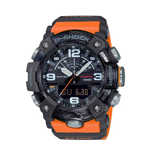 Paleis jurk Snel G-shock Mudmaster Superior horloge zwart/oranje | wehkamp