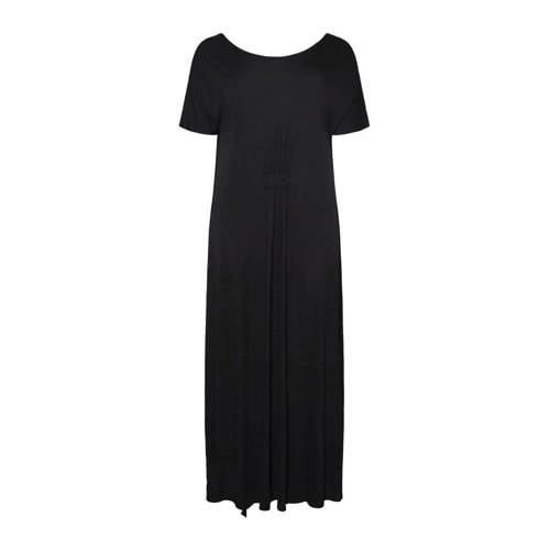 VERO MODA CURVE jurk met plooien zwart VERO MODA CURVE jurk met plooien zwart
