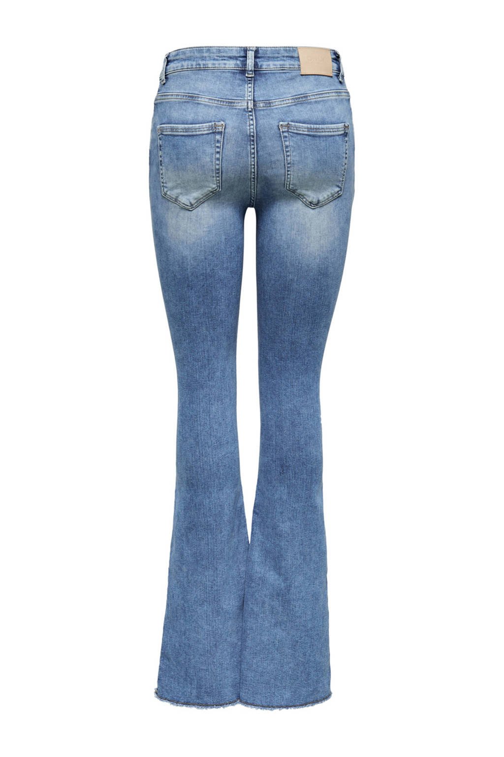 ONLY high waist flared jeans Blush medium blue denim wehkamp