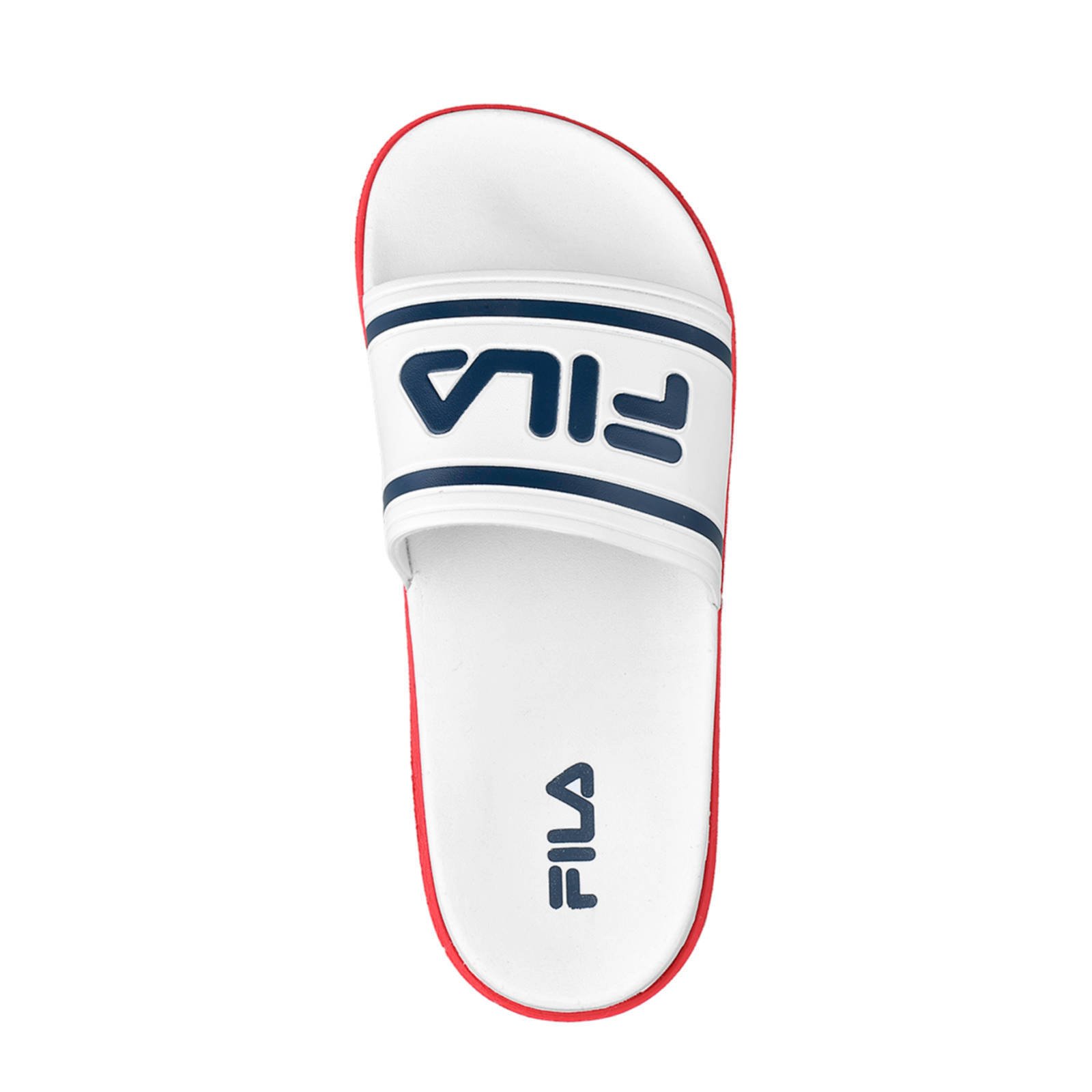 witte fila slippers