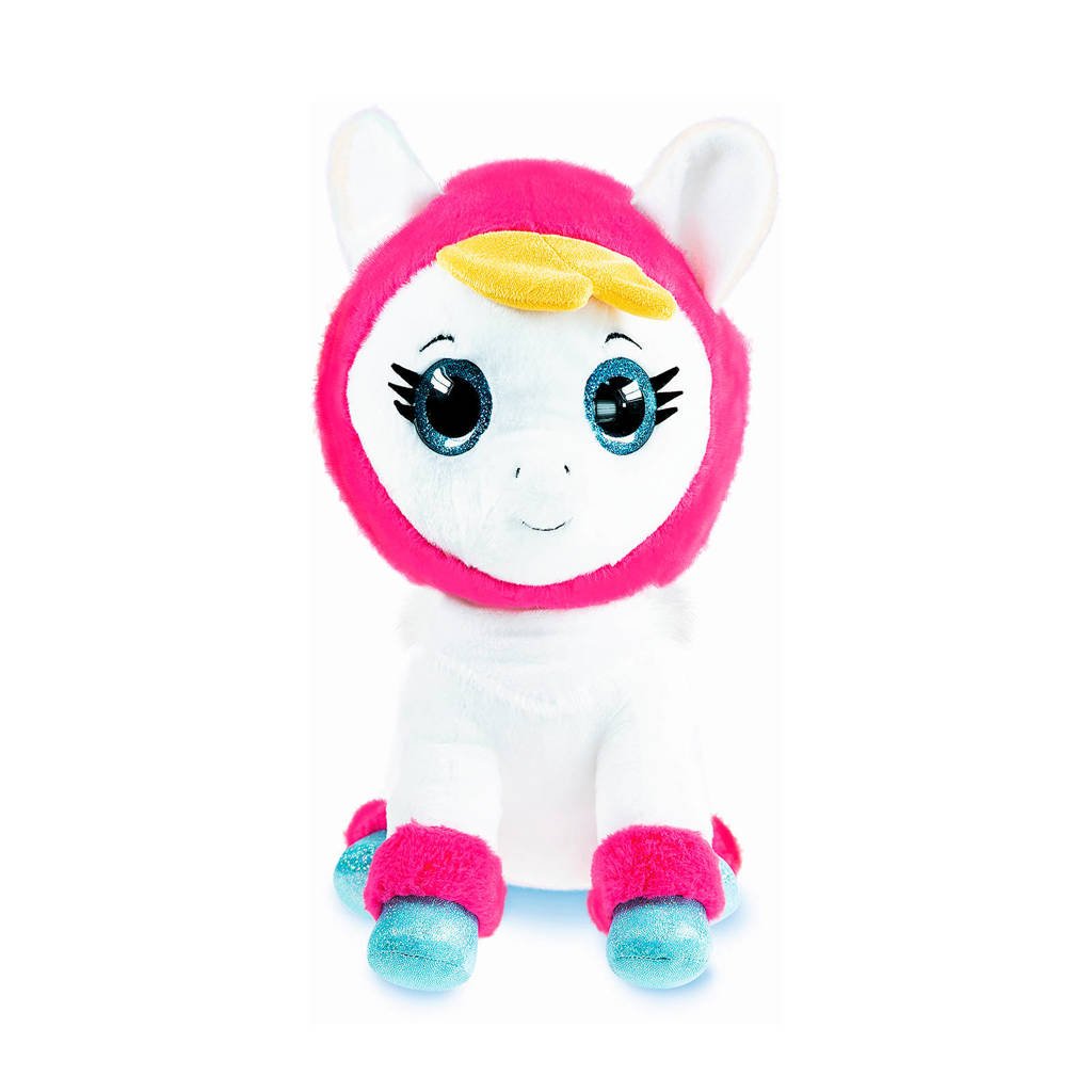 Studio 100 K3 Alpaca knuffel 40 cm knuffel 40 cm, Wit/roze