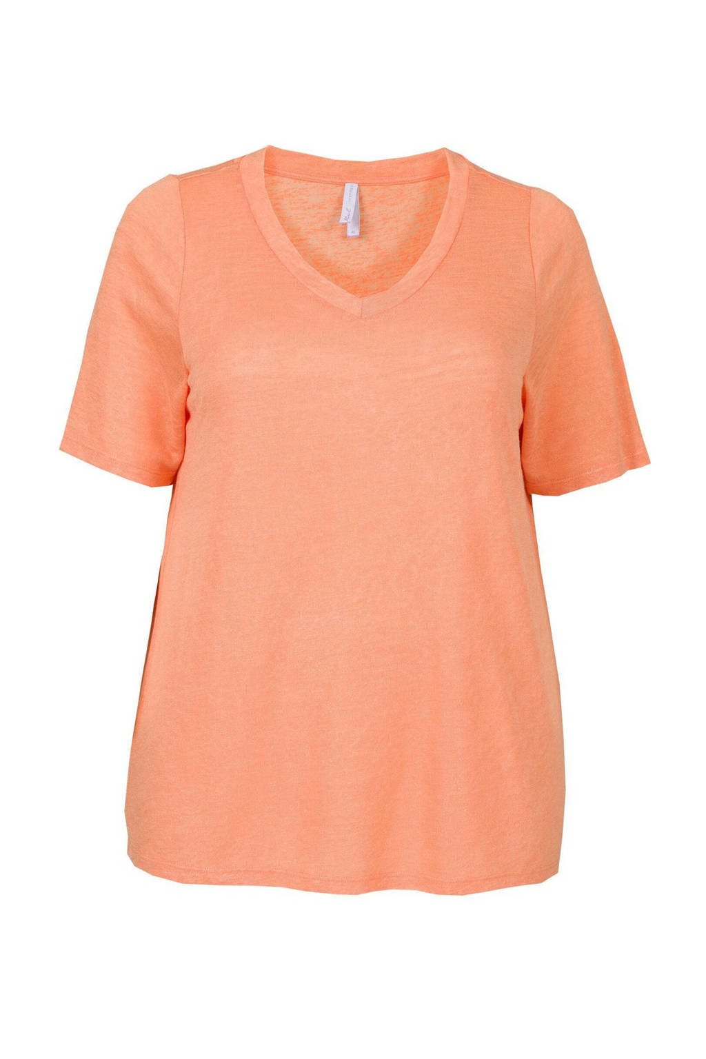 Miss Etam Plus T-shirt oranje, Oranje