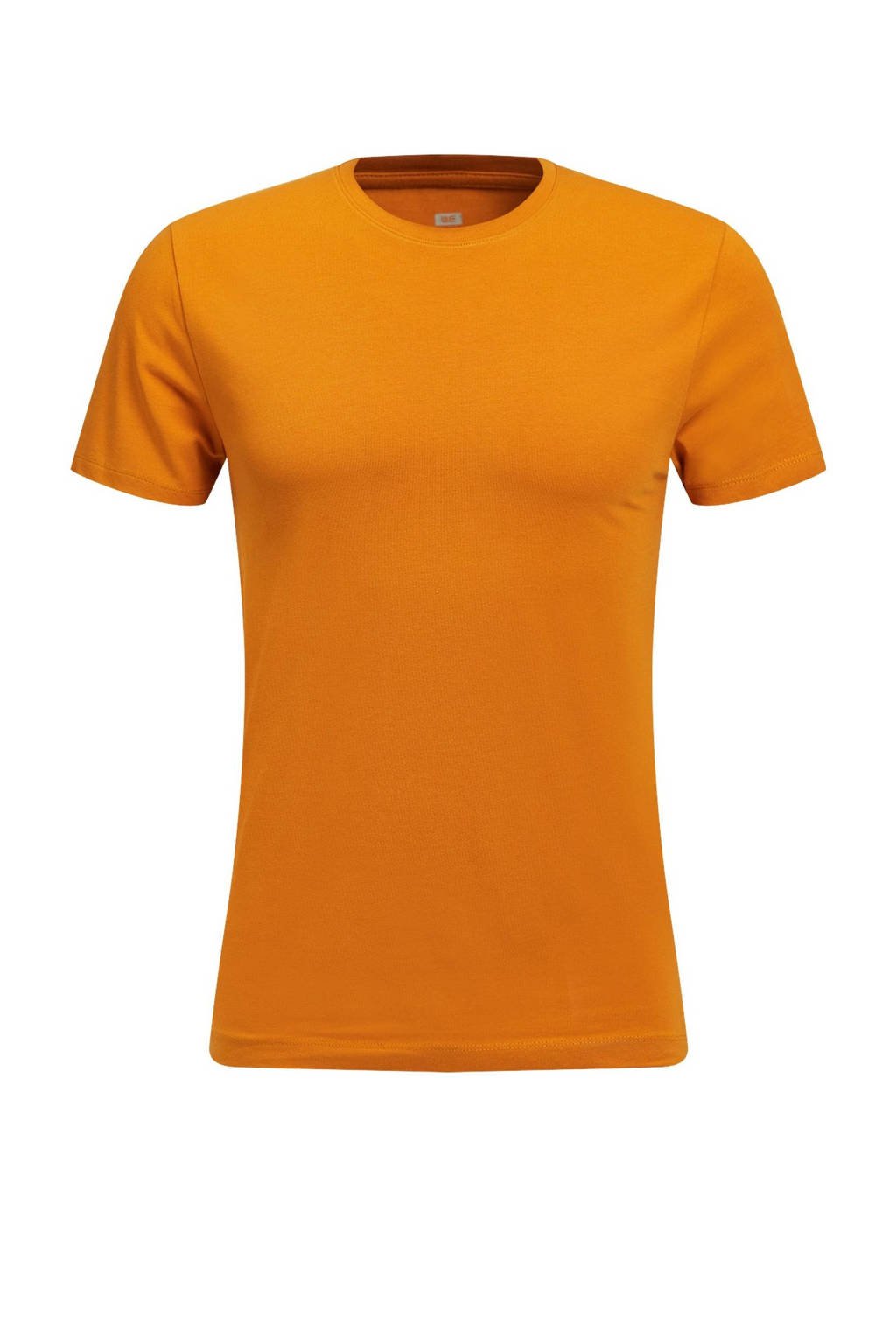 WE Fashion Fundamental T-shirt okergeel, Okergeel