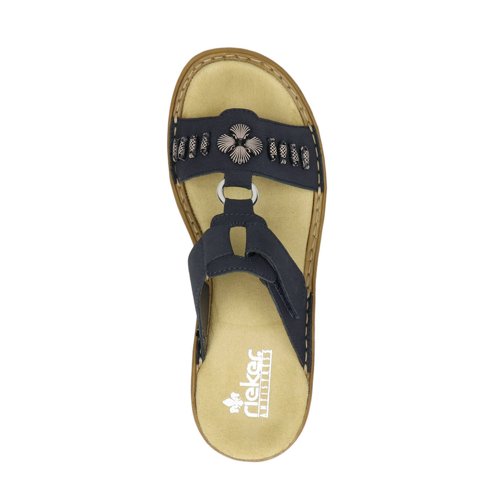 Rieker slippers donkerblauw | wehkamp
