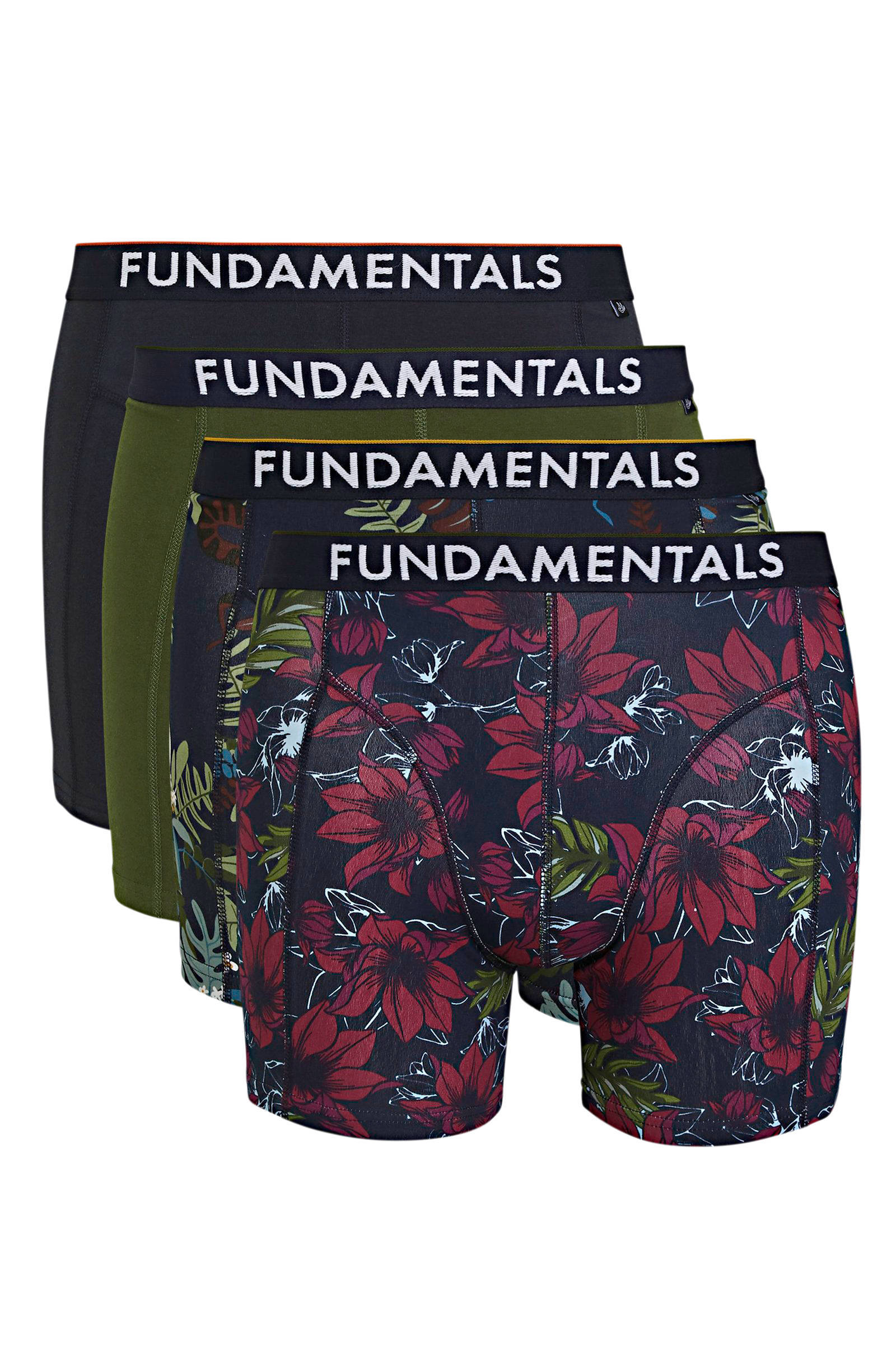 WE Fashion Fundamentals boxershort (set van 4) | wehkamp
