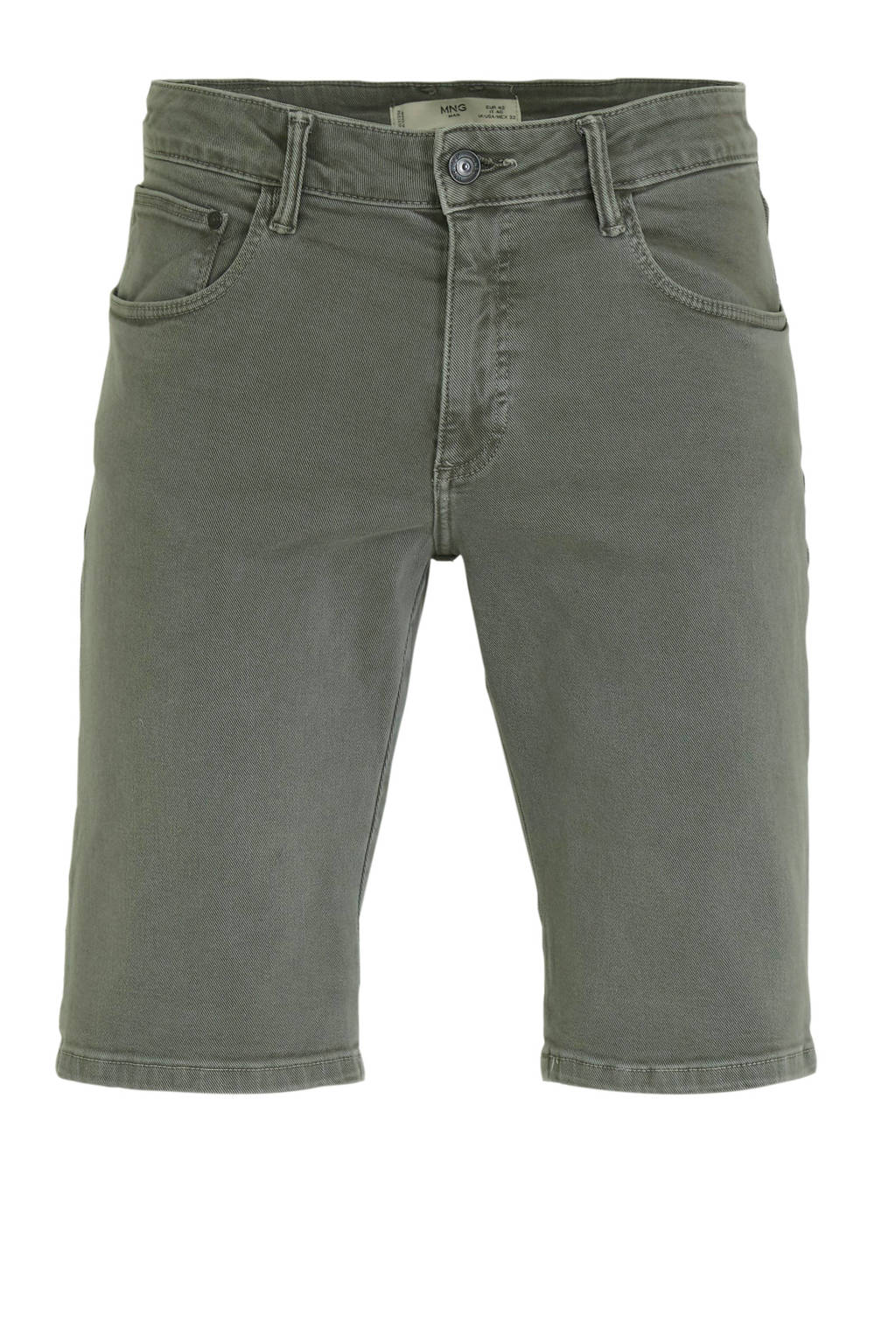 Mango Man regular fit bermuda beige - kaki