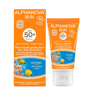 BIO zonnebrand SPF 50+ Face Tinted Cream Medium - 50 g