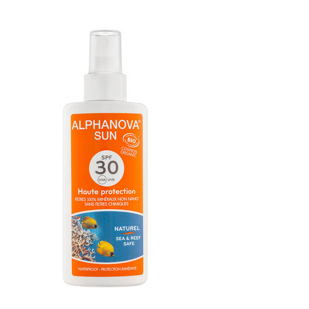 Alphanova SUN BIO zonnebrand SPF 30 Spray- 125 g