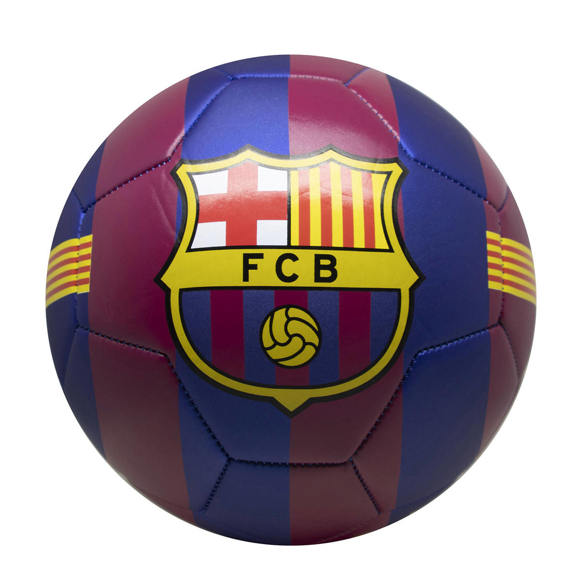 FC Barcelona FC Barcelona voetbal groot blauw/rood stripes 5 | wehkamp