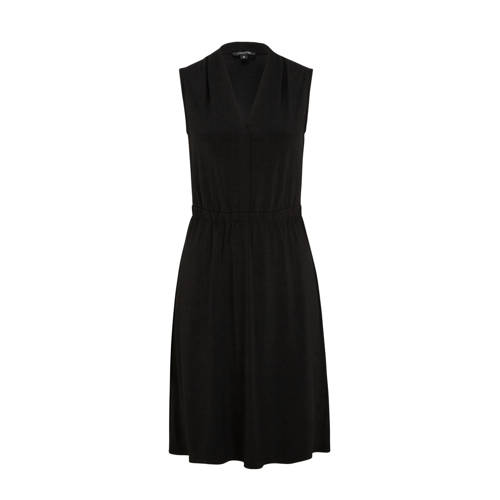comma jurk met plooien zwart comma jurk met plooien zwart