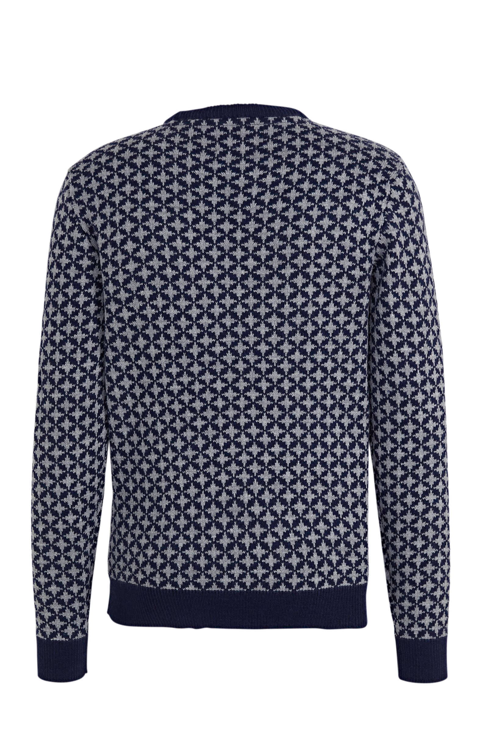 Petrol Industries trui met all over print donkerblauw | wehkamp Petrol Industries trui | wehkamp