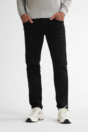 slim fit jeans SEAHAM met riem zwart