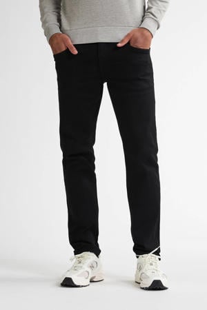 slim fit jeans SEAHAM met riem zwart