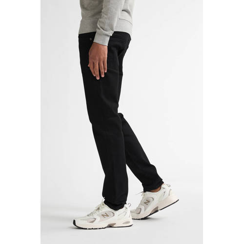 Petrol Industries slim fit jeans SEAHAM met riem zwart afbeelding