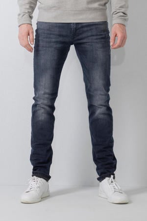 slim fit jeans Seaham met riem 5812 Blue