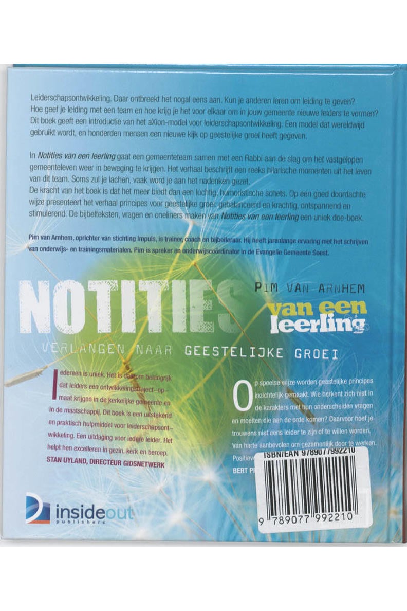 Pim van Arnhem Notities van een leerling wehkamp Pim van Arnhem Notities van een leerling wehkamp