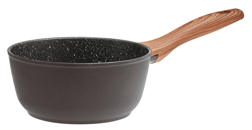 Sambonet steelpan Rock 'n' Rose (Ø18 cm), Houtkleurig,Zwart