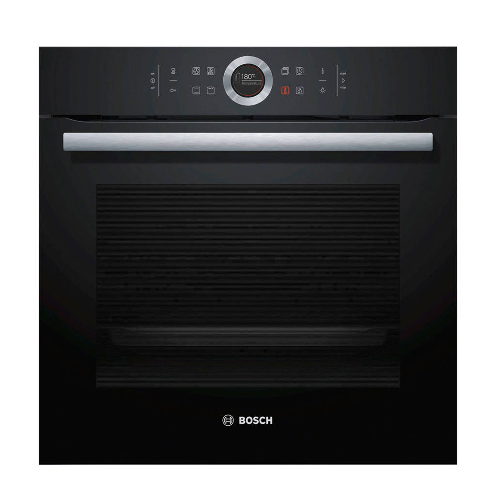 Встраиваемый электрический духовой шкаф bosch hbg633bb1 black