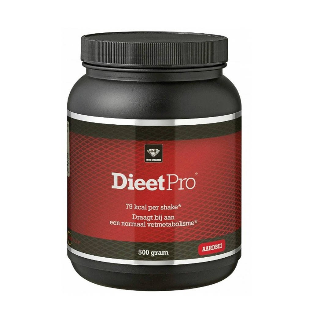 Dieet Pro Afslankshake aardbei -500 gram