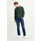Levi's 501 straight leg jeans block crusher