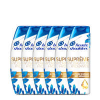 Head & Shoulders Suprême Hydratatie Anti-roos argan- & kokosolie shampoo 6 x 250ml - voordeelverpakking