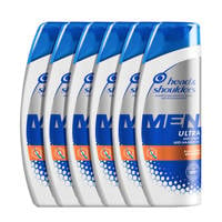 Head & Shoulders Men Ultra anti-haaruitval anti-roos shampoo - 6 x 250 ml - voordeelverpakking