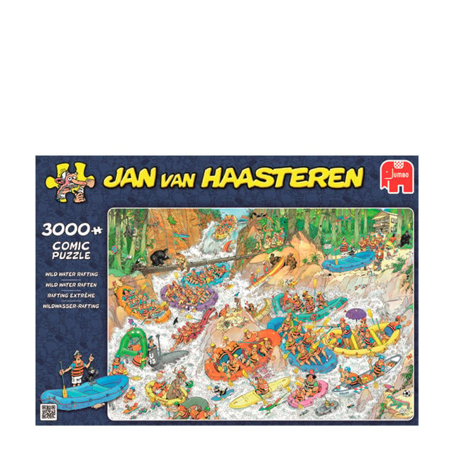 opraken heel veel Brengen Jan van Haasteren Wild Water Raften legpuzzel 3000 stukjes | wehkamp
