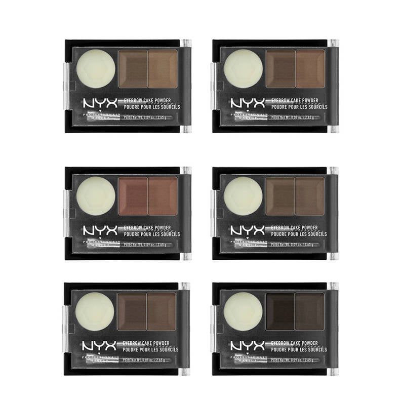 NYX Professional Makeup Eyebrow Cake Powder - Black/ Grey ECP01 | wehkamp