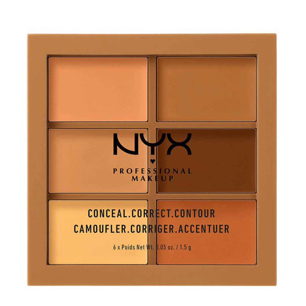 NYX Professional Makeup Conceal, Correct, Contour Palette - Deep 3CP03