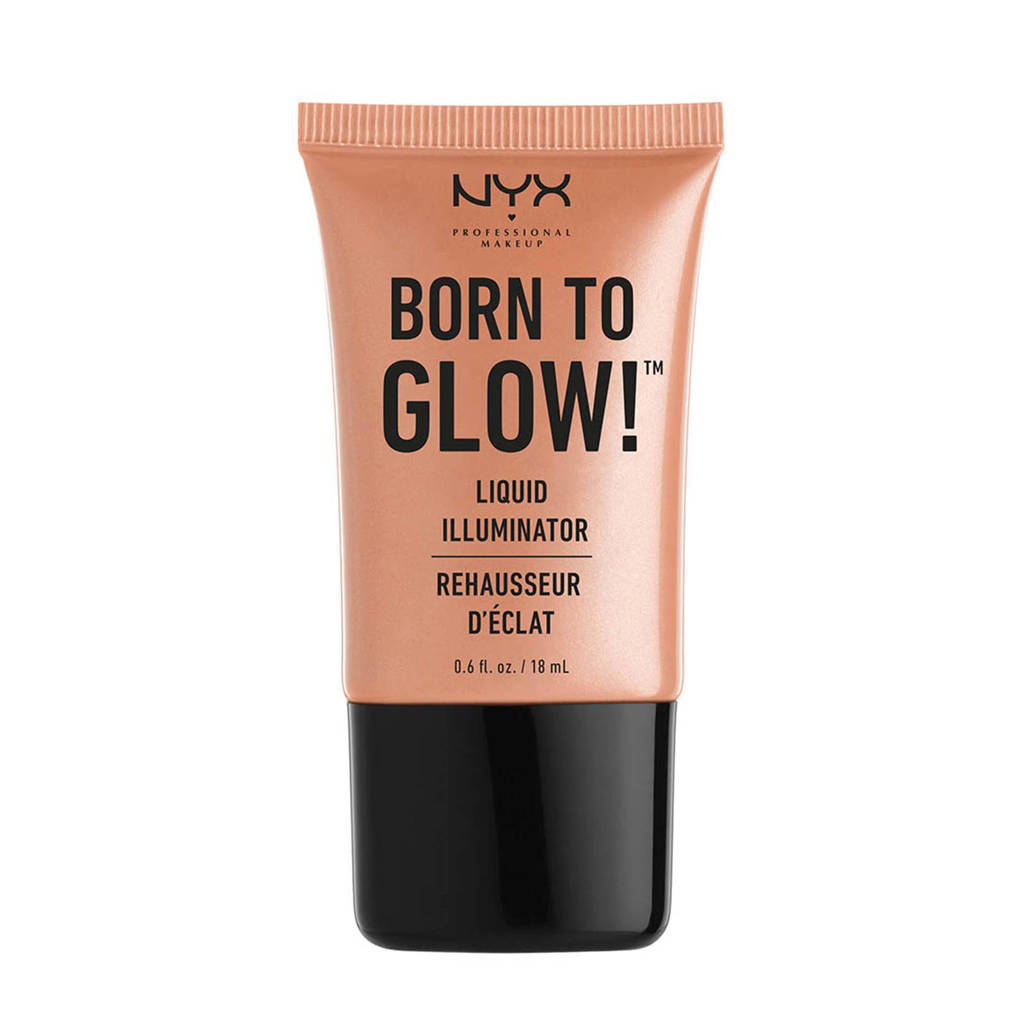 Nyx Professional Makeup Born To Glow Liquid Illuminator Highlighter Gleam Li02 Wehkamp