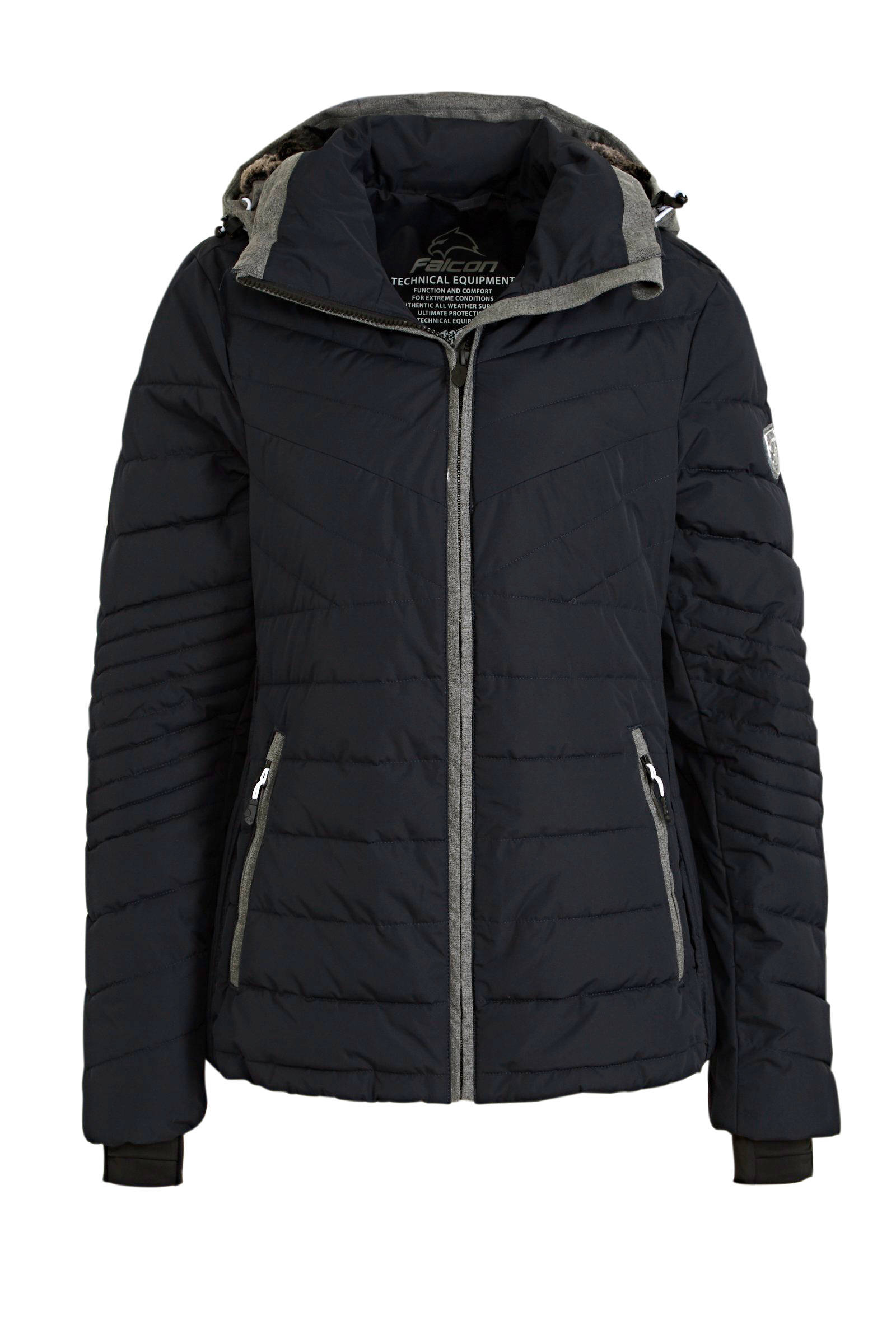 Falcon gewatteerde jas Seleste donkerblauw online kopen