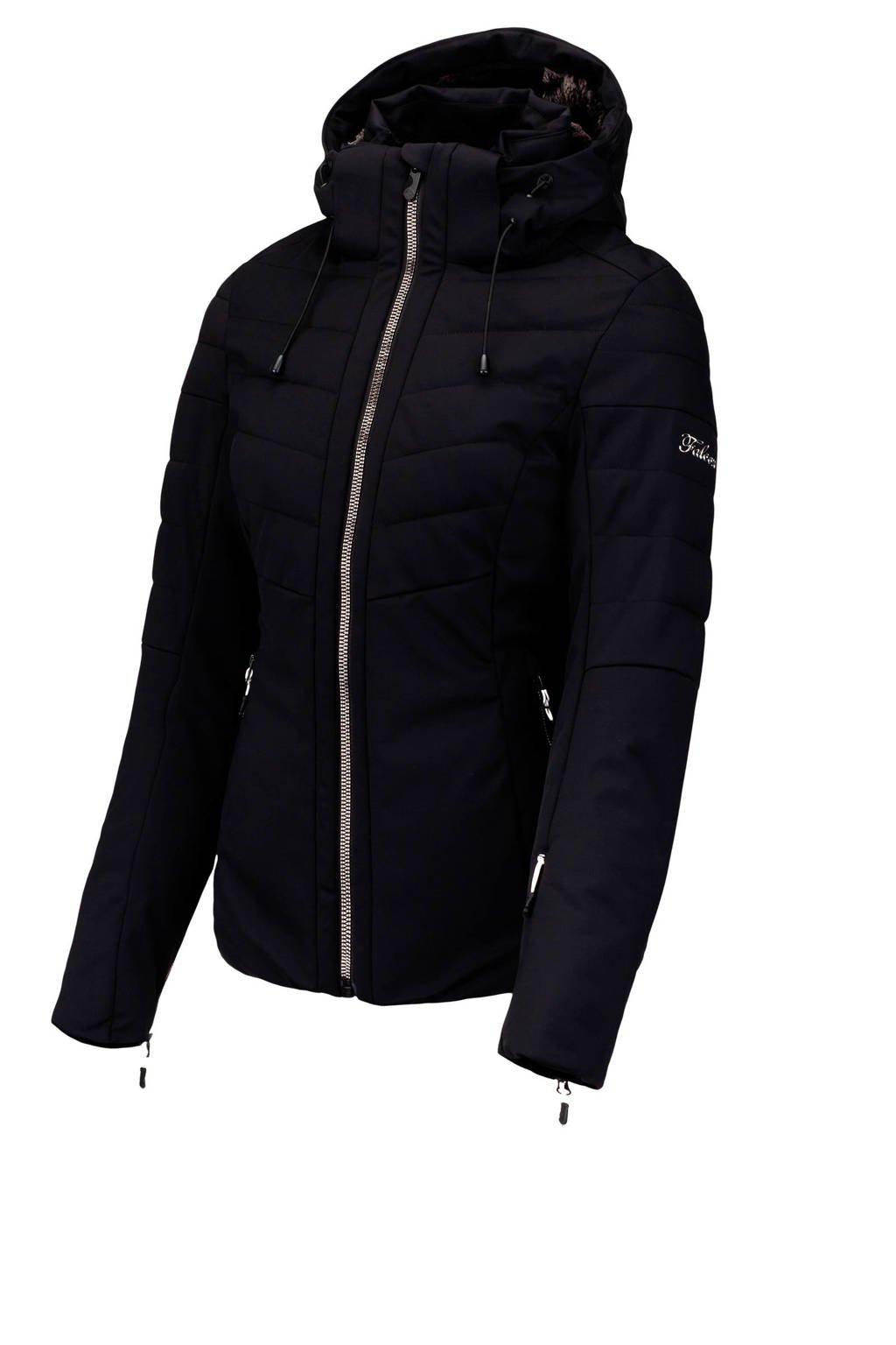 Falcon ski-jack Camilla zwart, Zwart
