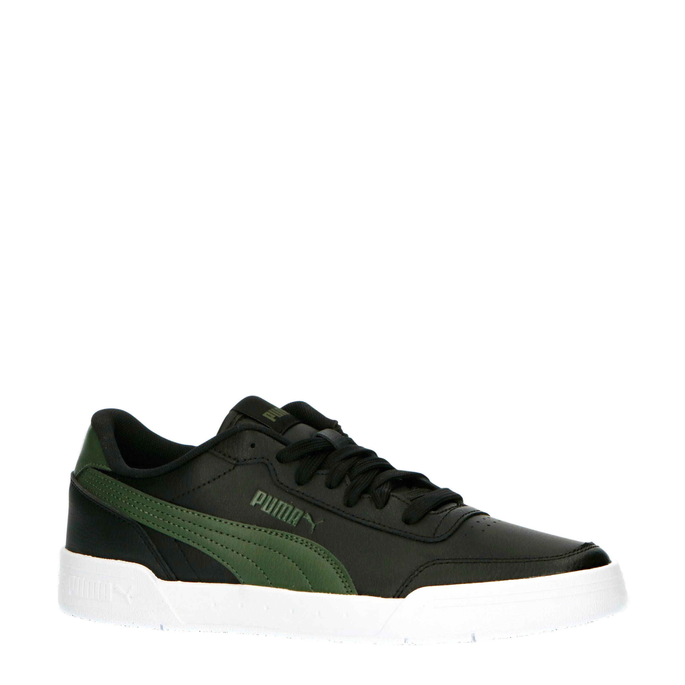 Puma Caracal sneakers zwart/groen | wehkamp