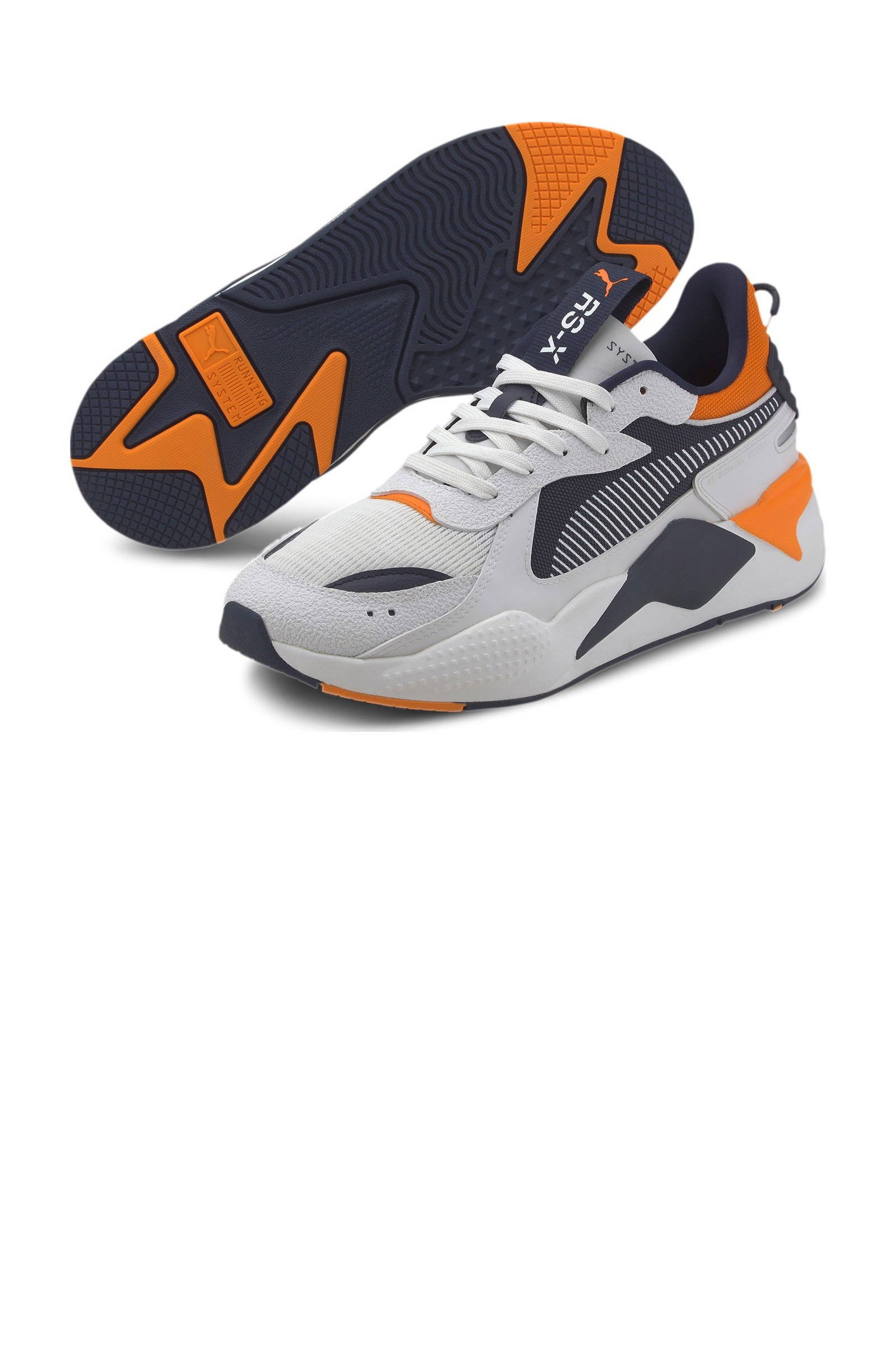 PUMA - RS-X MIX sneakers men - wit/oranje | Sport 'N Styles - Fashion  Webshop