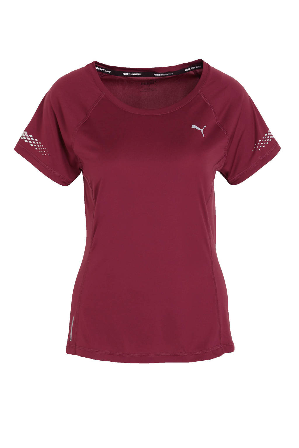 Puma sport T-shirt rood melange, Rood melange