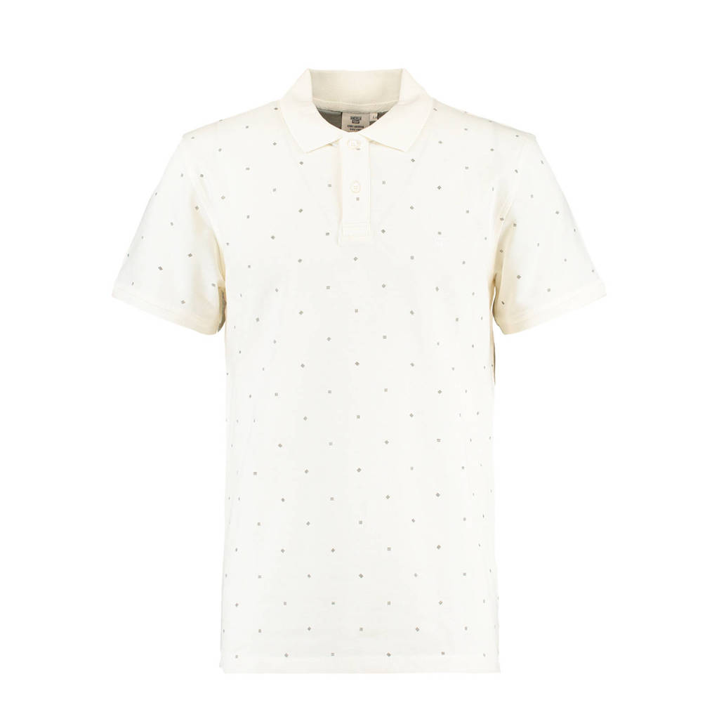 America Today regular fit polo Elton ecru, Ecru