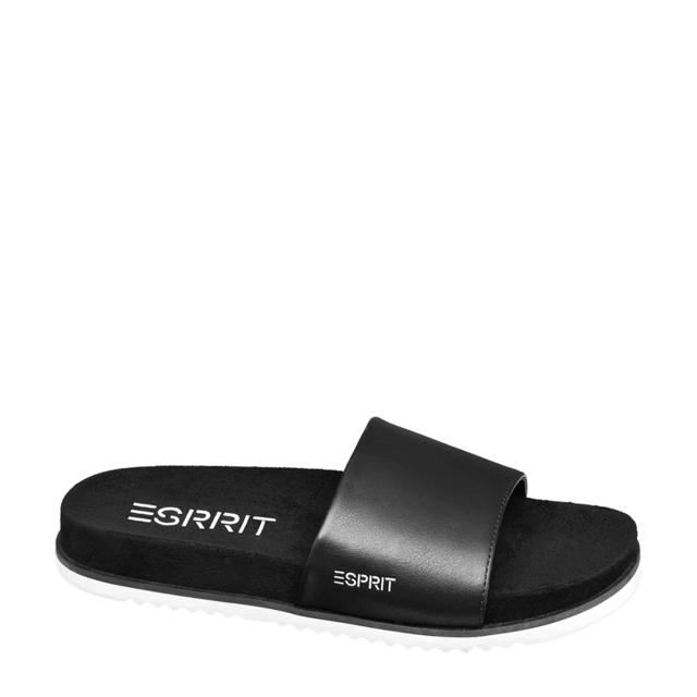 pot inhoudsopgave formaat ESPRIT slippers zwart | wehkamp
